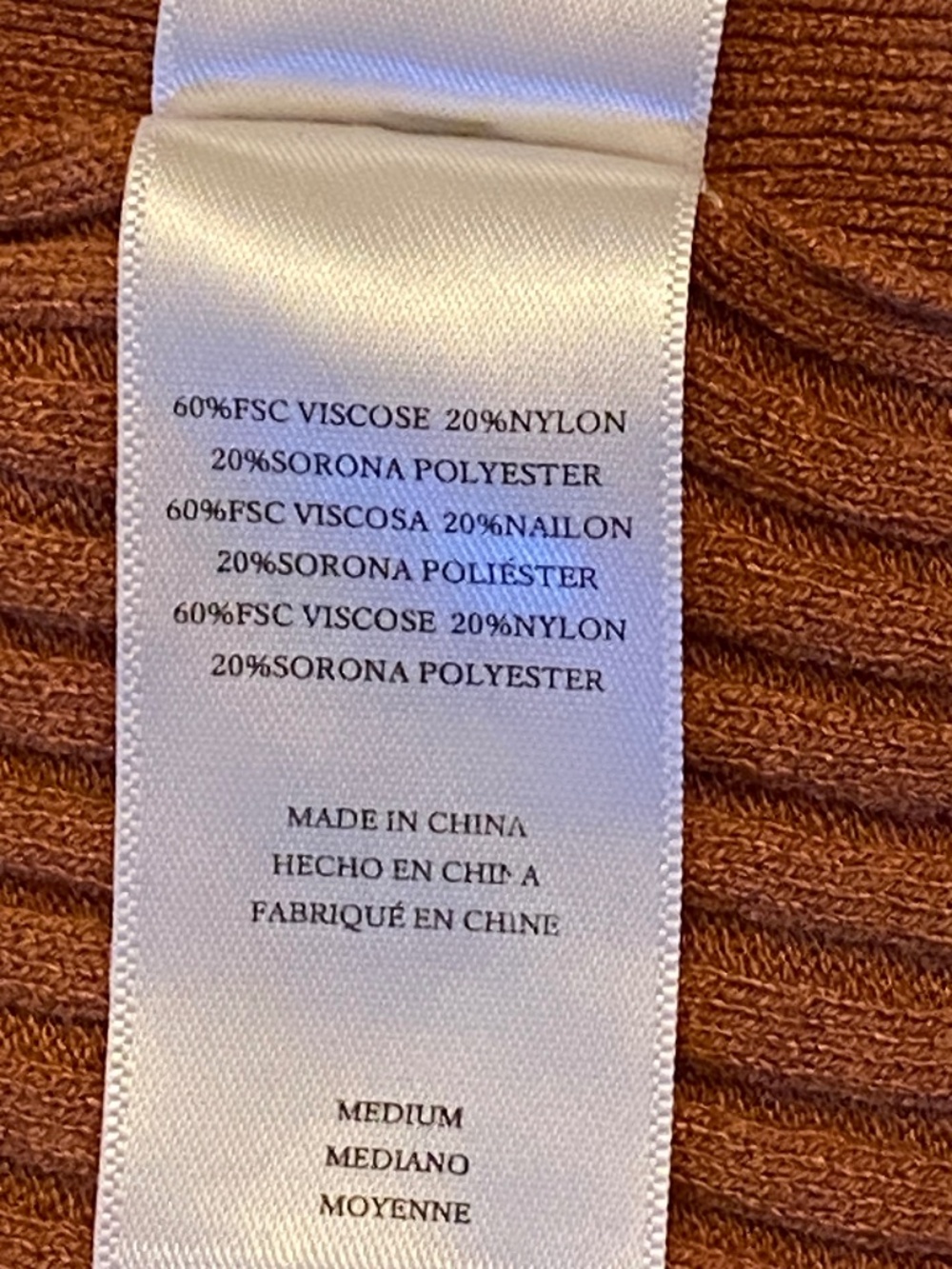 RAILS Zora Tank In Cinnamon Size Medium - Picture 11 of 11